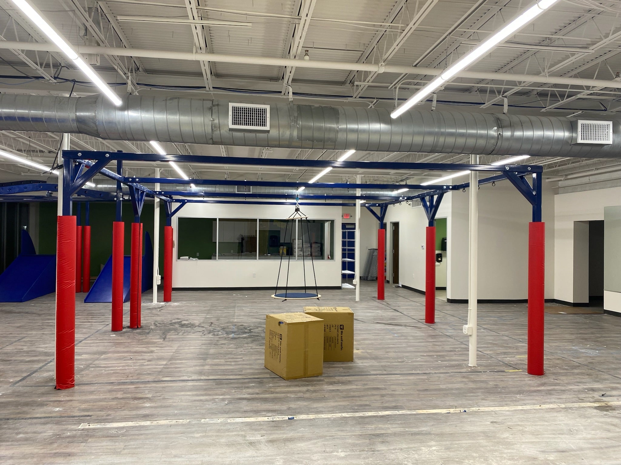 Padded Swing Structure